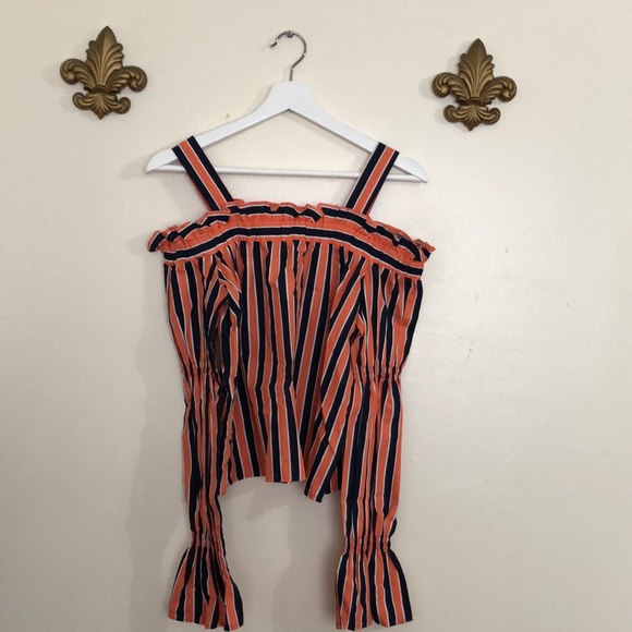 Cotton Off-Shoulder Top - Picture 1 of 6